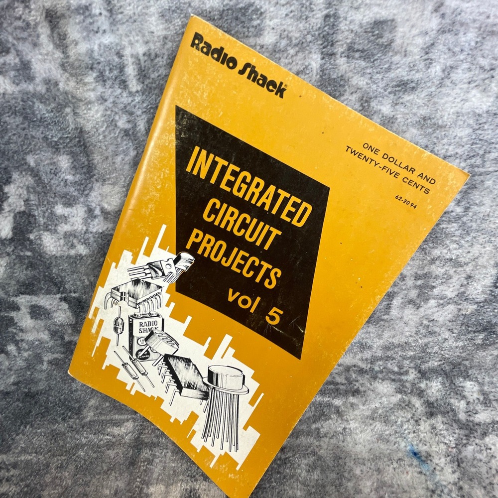 Integrated Circuit Projects Vol 5 1977 Forrest Mims Electronics Radio Shack